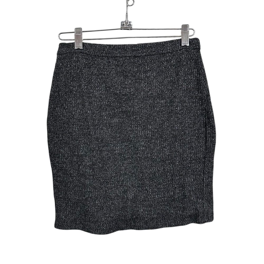 Hollister Women's Size S Mini Skirt Gray Stretch Pull On Knit Soft Cozy